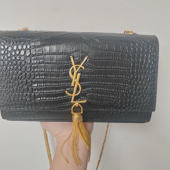 Yves Saint Laurent Black shoulder bag - Picture 1 of 7